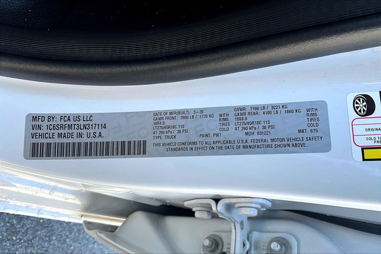 2020 RAM 1500 Big Horn