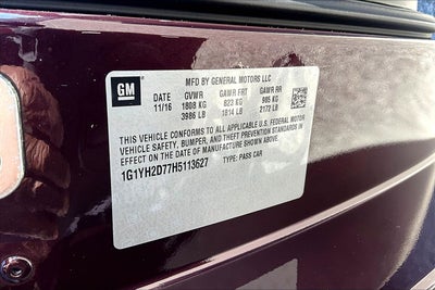 2017 Chevrolet Corvette Stingray Z51 1LT