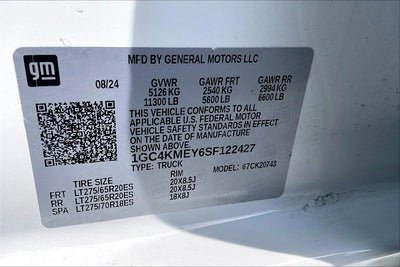 2025 Chevrolet Silverado 2500 HD Custom