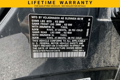 2016 Volkswagen Touareg VR6 Sport