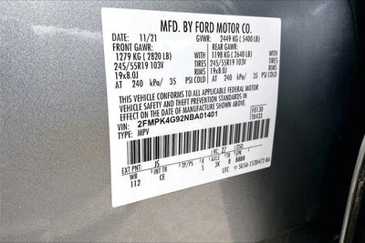 2022 Ford Edge SE ALL WHEEL DRIVE