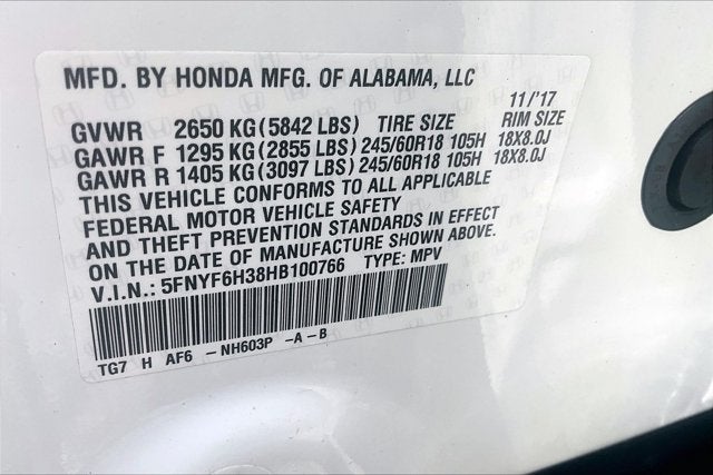 2017 Honda Pilot EX