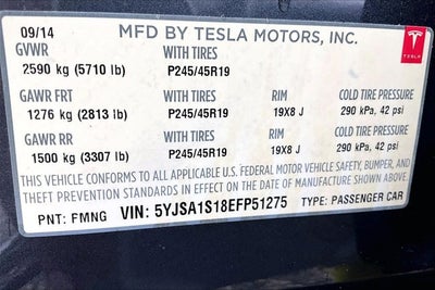 2014 Tesla Model S 60 kWh Battery