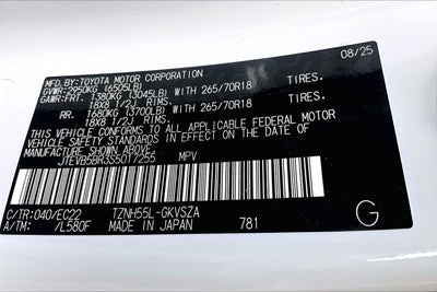 2025 Toyota 4Runner Base