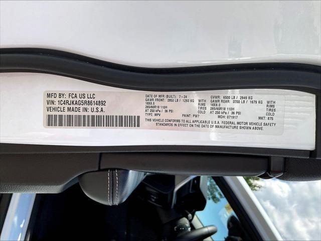 2024 Jeep Grand Cherokee L Altitude X 4x4