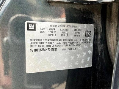 2017 Chevrolet Cruze LT Auto