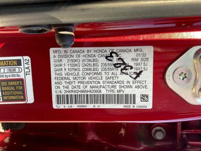 2022 Honda CR-V AWD Touring