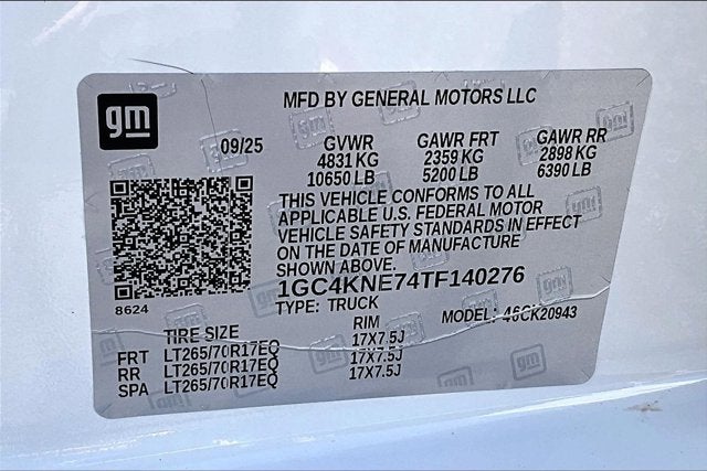 2026 Chevrolet Silverado 2500HD Crew Cab, Long Bed, LT, 4WD