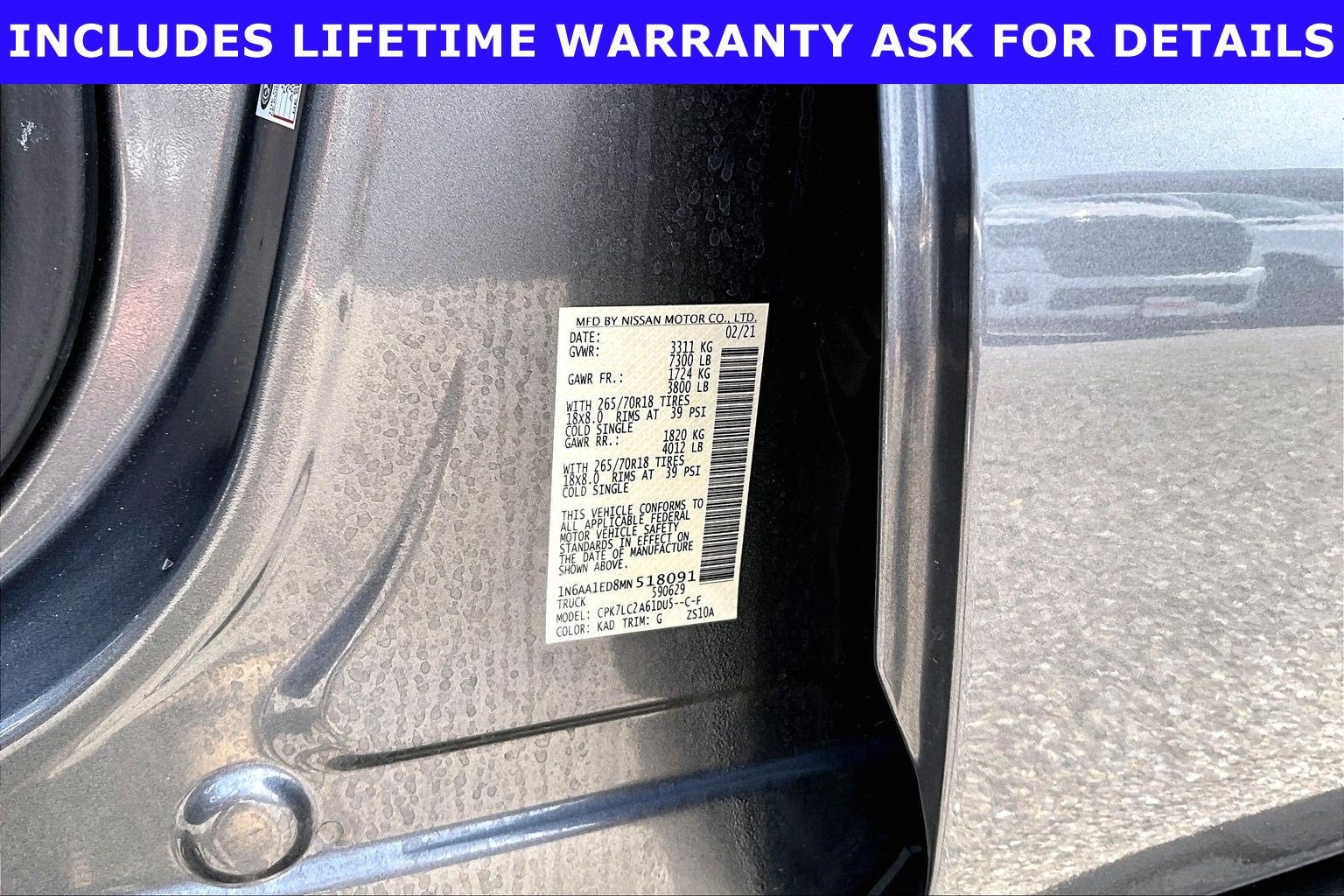 2021 Nissan TITAN Crew Cab SV 4x4