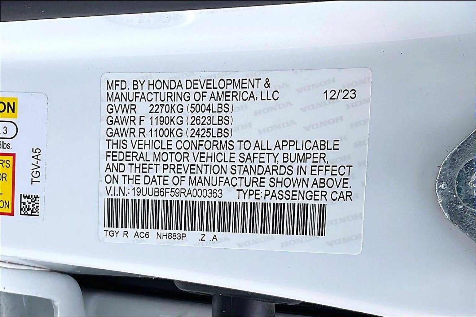 2024 Acura TLX w/A-Spec Package