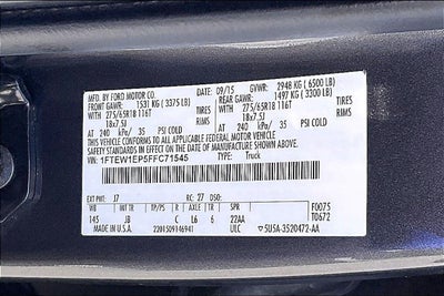 2015 Ford F-150 XLT