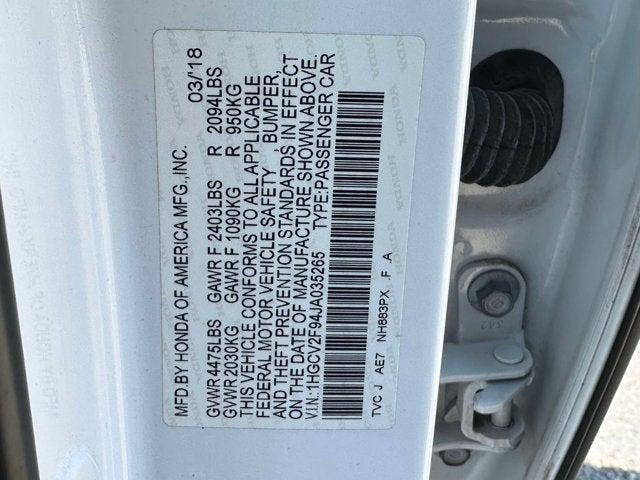 2018 Honda Accord Touring 2.0T