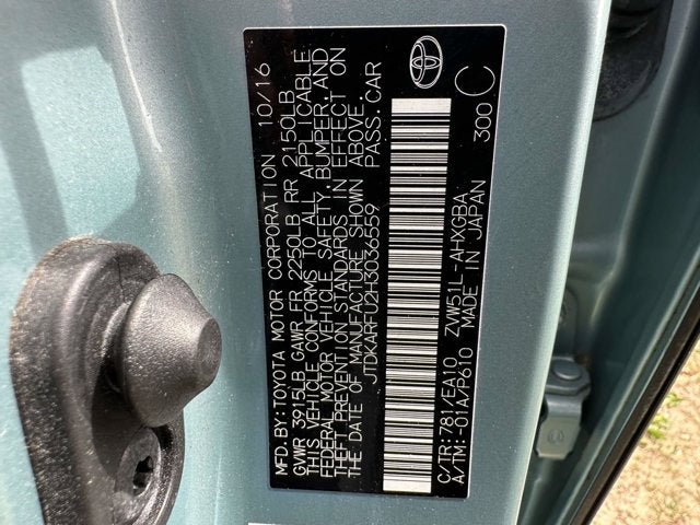 2017 Toyota Prius Two Eco
