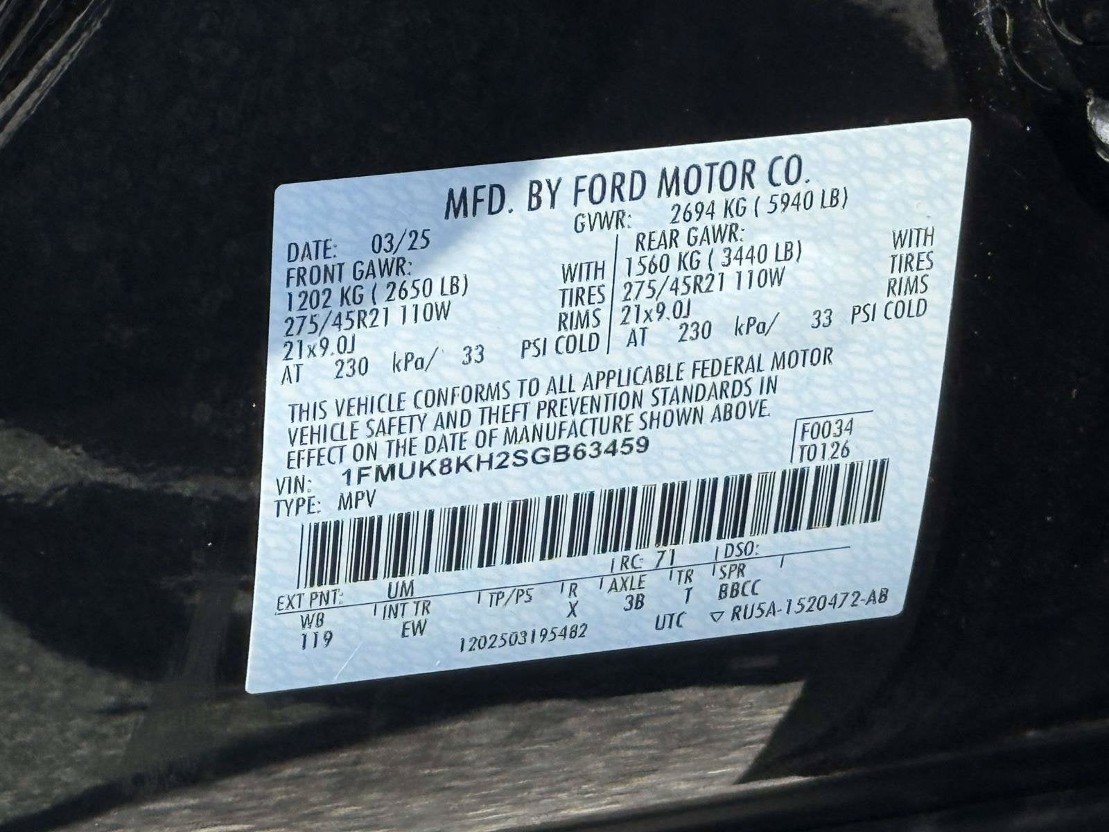 2025 Ford Explorer ST-Line