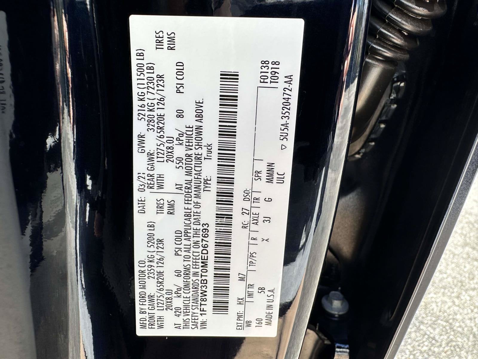 2021 Ford Super Duty F-350 SRW 4WD