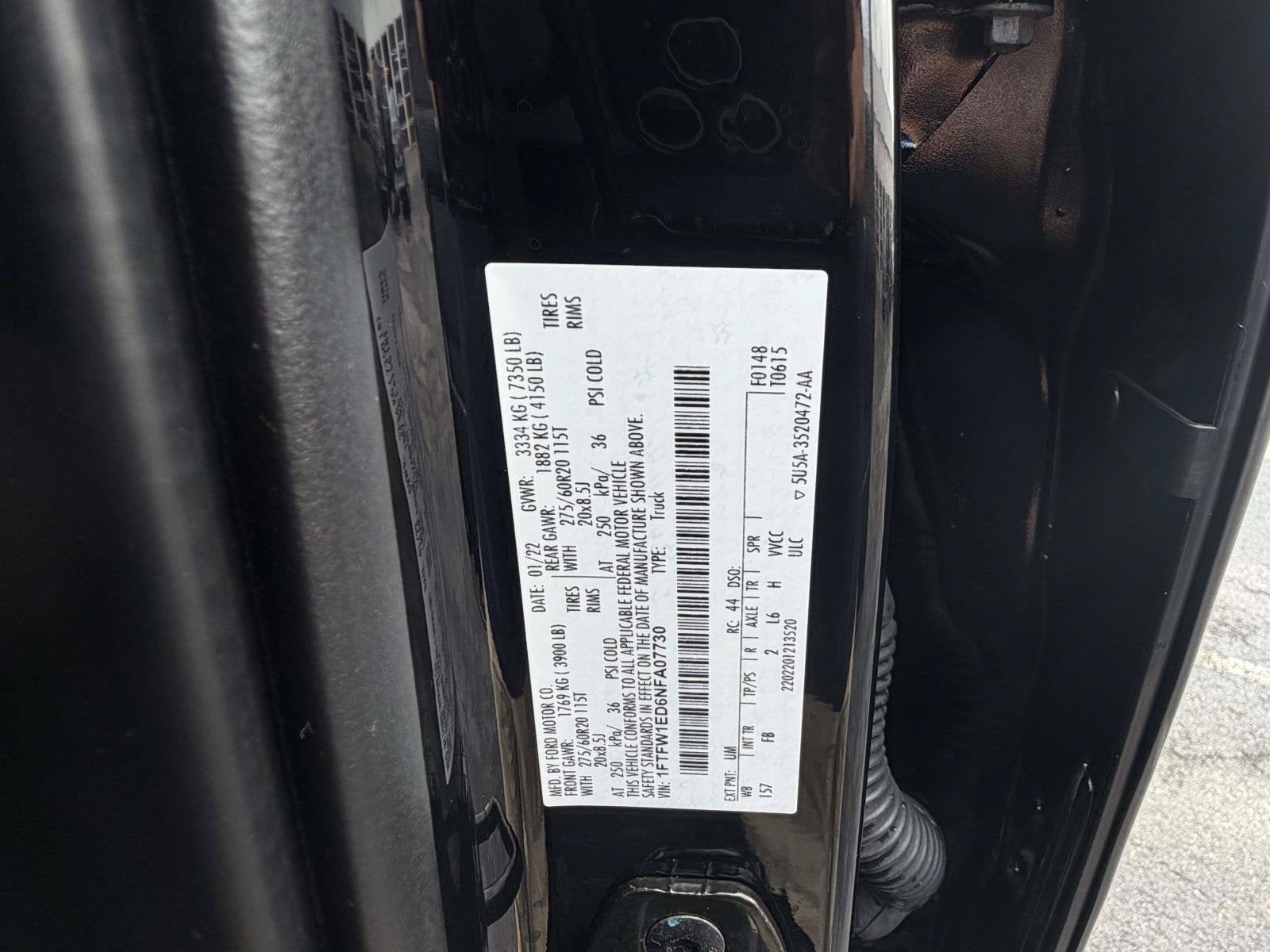 2022 Ford F-150 4WD