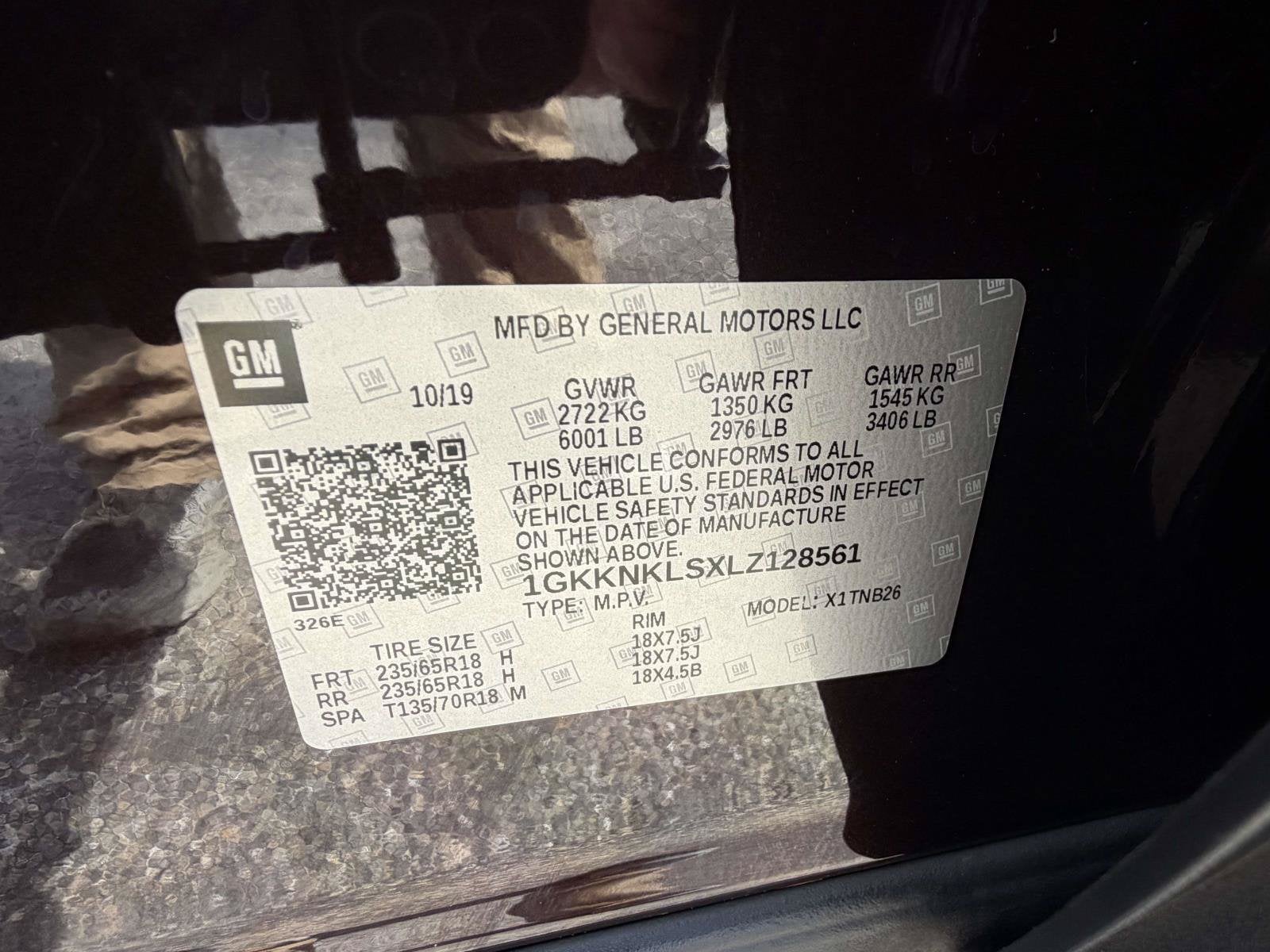 2020 GMC Acadia SLE