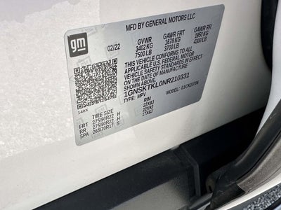 2022 Chevrolet Tahoe High Country