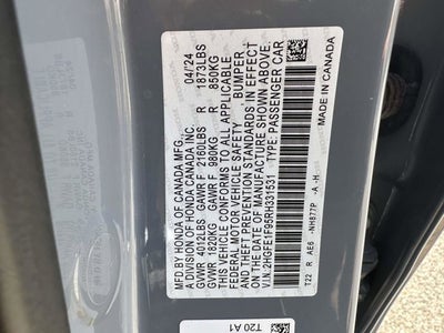 2024 Honda Civic Sedan Touring