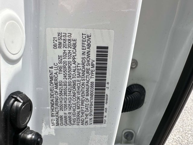 2022 Honda Pilot Black Edition