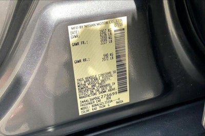 2016 Nissan Altima 2.5 S