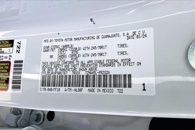 2024 Toyota Tacoma SR5