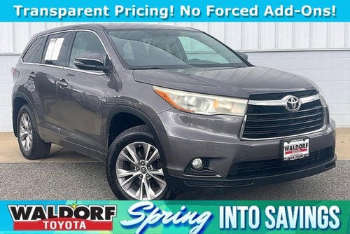 2016 Toyota HIGHLANDER LE Plus