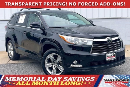 2016 Toyota Highlander Limited Platinum