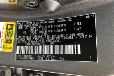 2018 Toyota Highlander XLE
