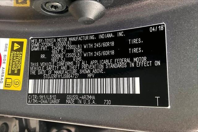 2018 Toyota Highlander XLE