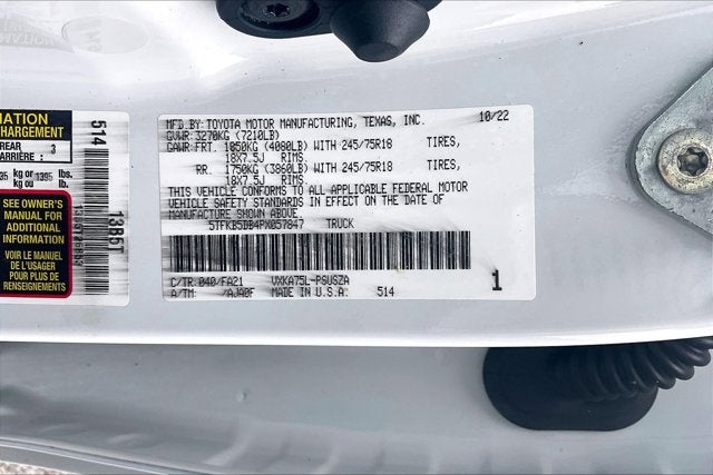 2023 Toyota TUNDRA 4X4 SR