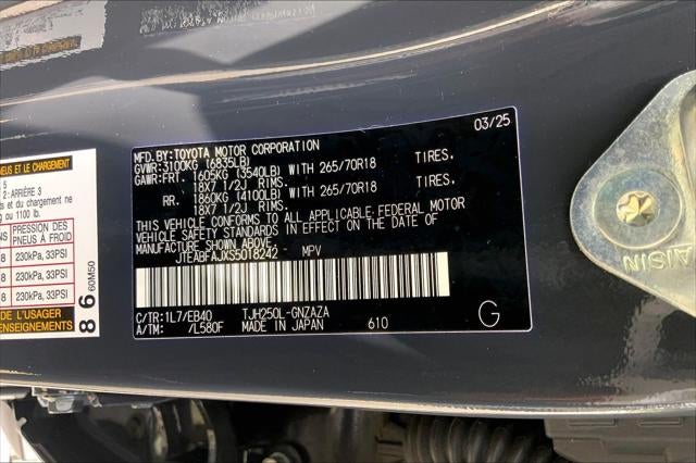2025 Toyota Land Cruiser Base