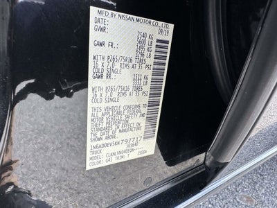 2019 Nissan Frontier PRO-4X