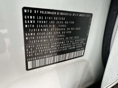 2022 Volkswagen Tiguan SE