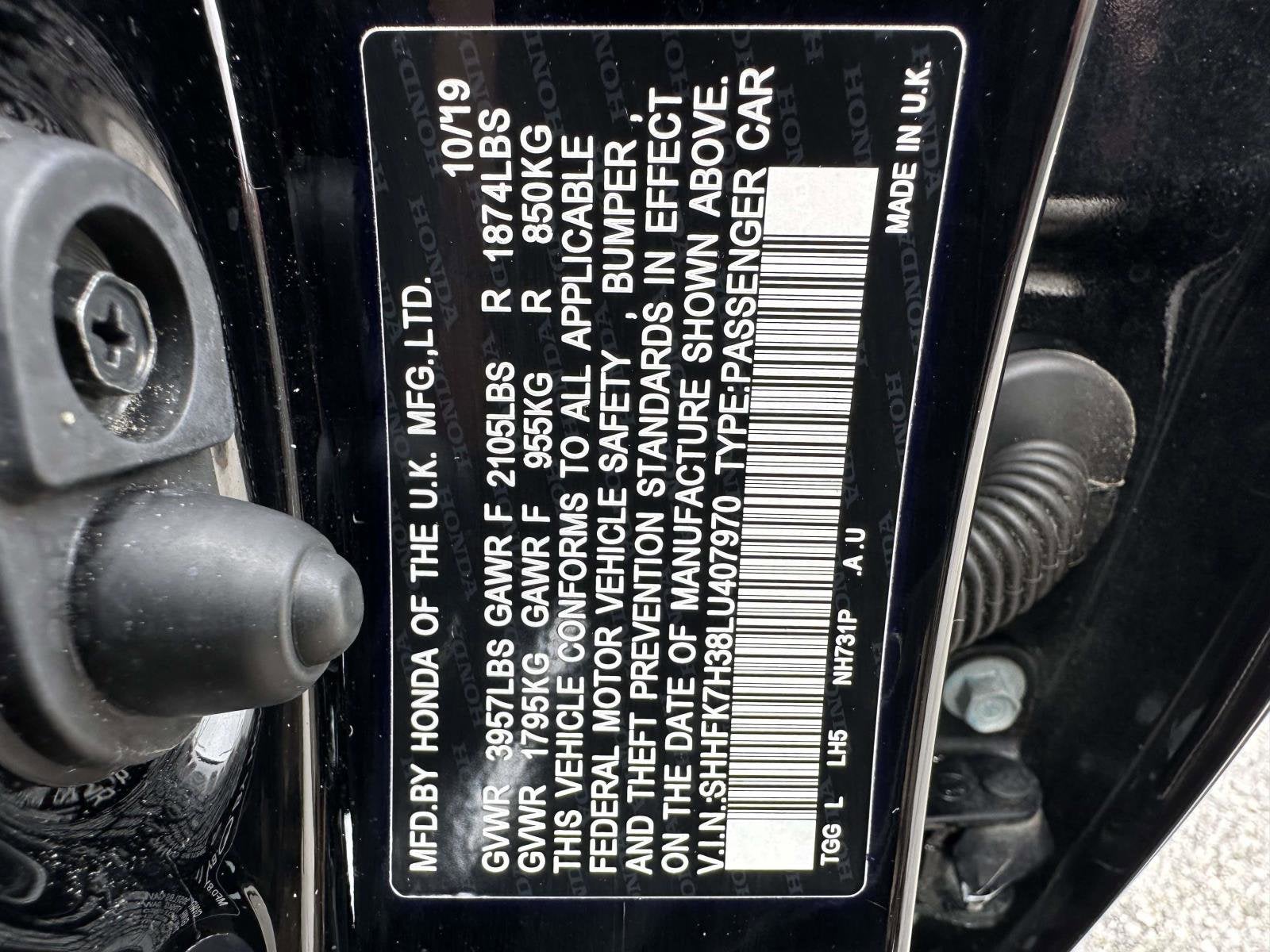 2020 Honda Civic Hatchback LX