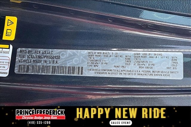 2023 Jeep Wrangler 4xe SPO