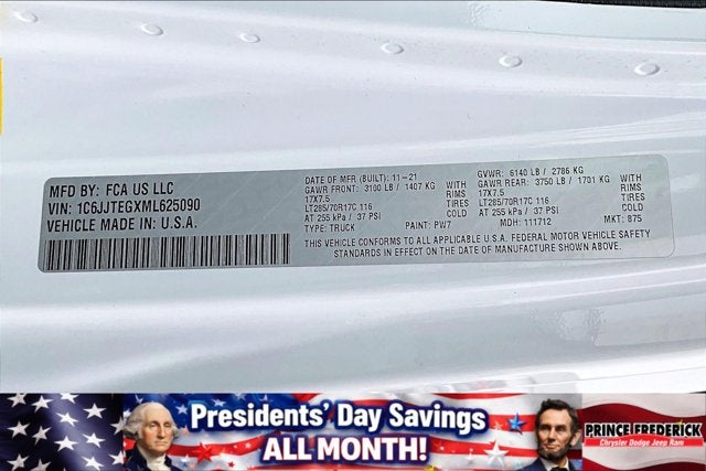 2021 Jeep Gladiator Mojave