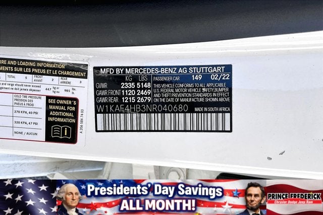 2022 Mercedes-Benz C-Class C 300