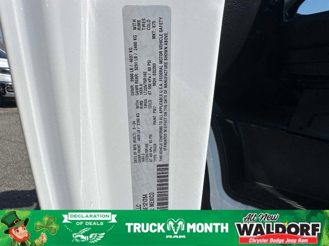 2024 RAM ProMaster 2500 Tradesman