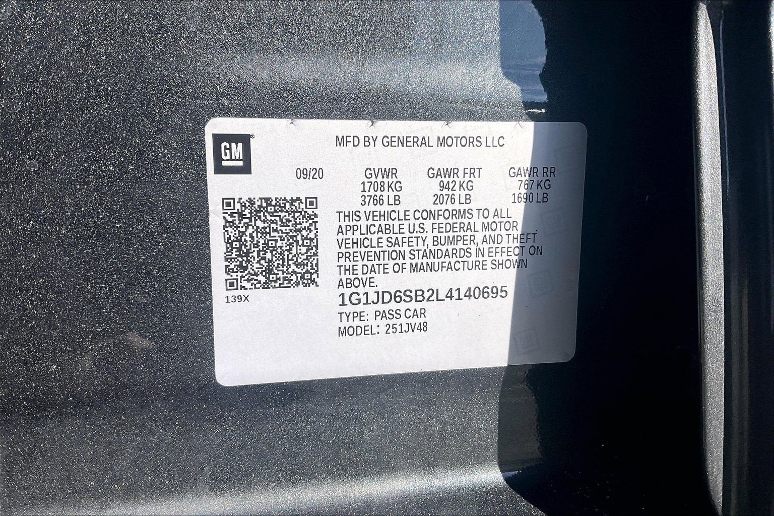 2020 Chevrolet Sonic LT