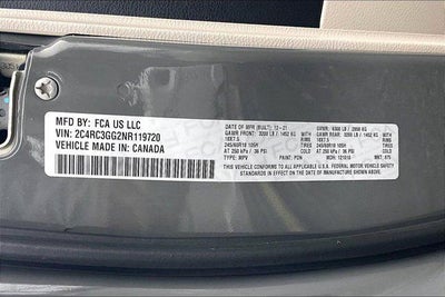 2022 Chrysler Pacifica Limited