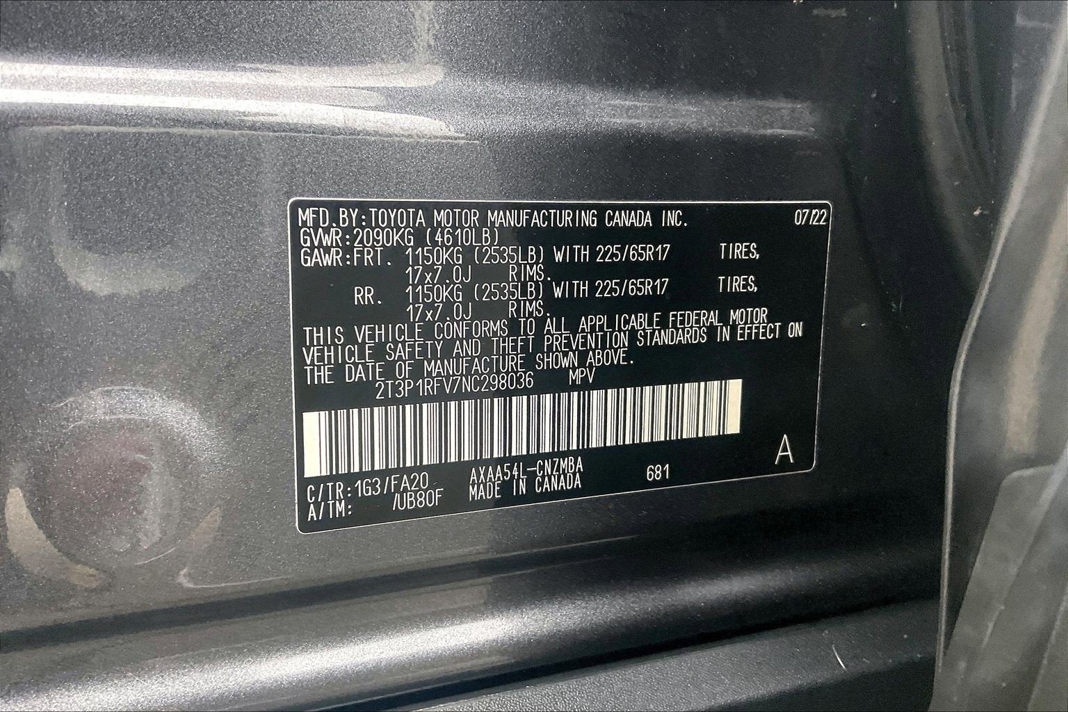 2022 Toyota RAV4 XLE