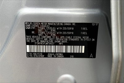 2018 Toyota RAV4 Base