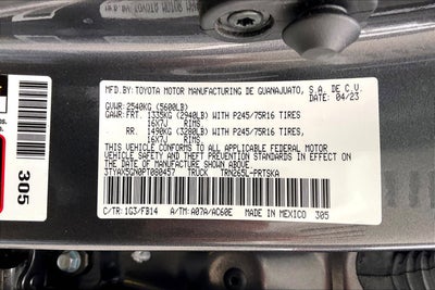 2023 Toyota Tacoma 2WD SR