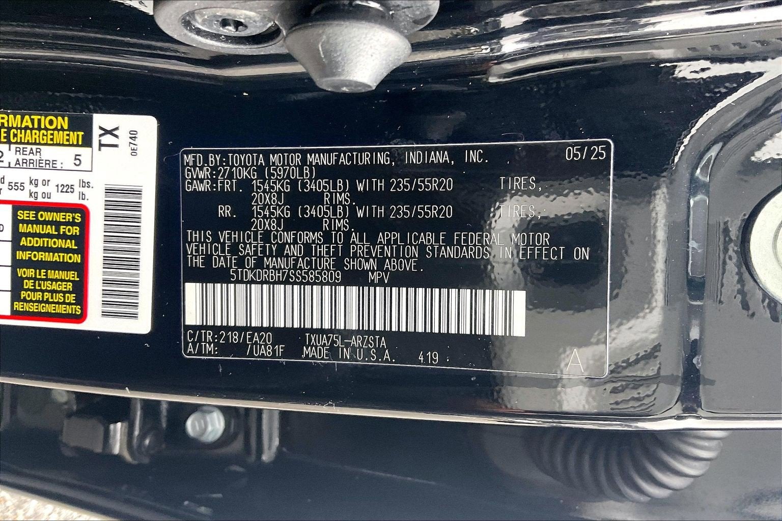 2025 Toyota Highlander XSE