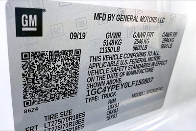 2020 Chevrolet Silverado 2500HD LTZ