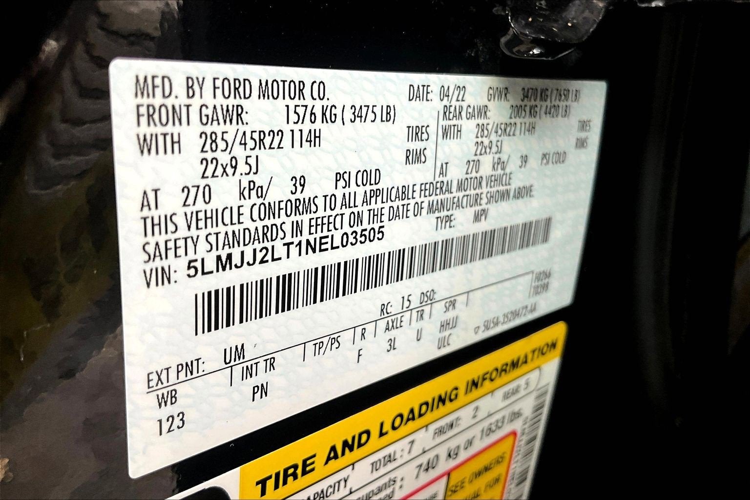 2022 Lincoln Navigator Reserve BLACK PACKAGE