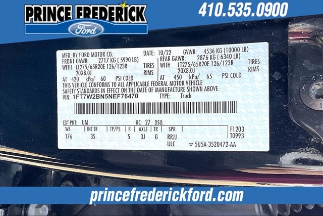 2022 Ford Super Duty F-250 SRW XLT