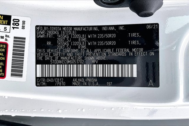 2021 Toyota Sienna XSE