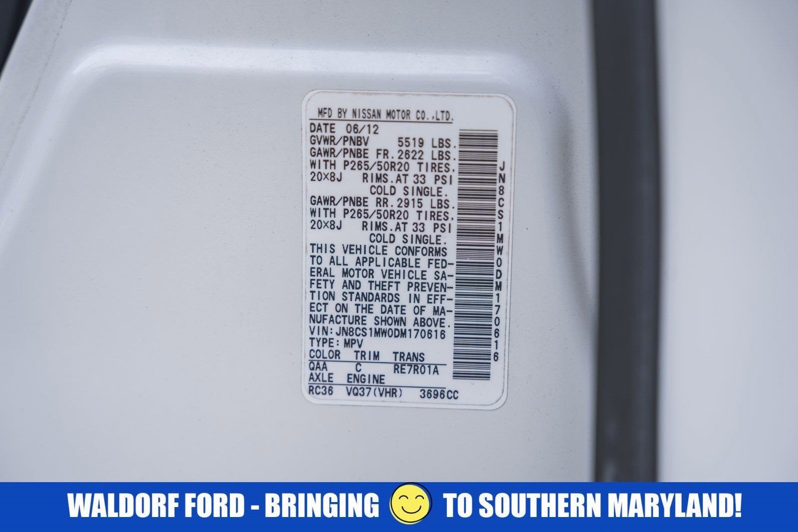 2013 INFINITI FX37 Base